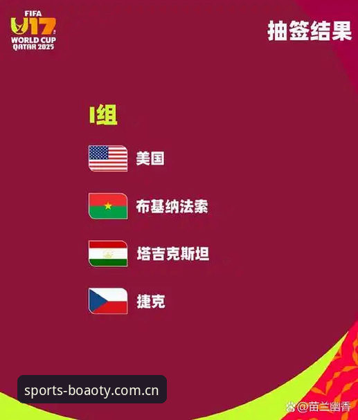 U17世界杯抽签结果出炉 博澳体育观赛完整指南